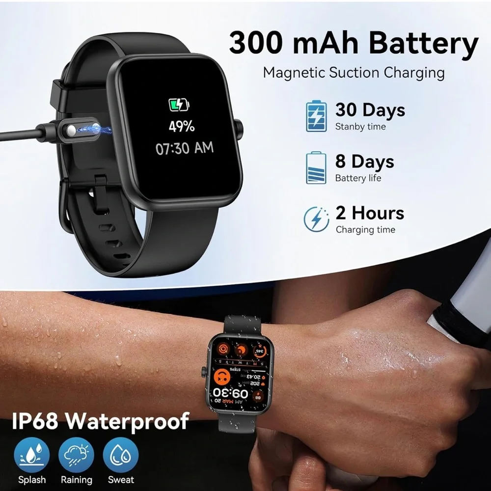 Smartwatch for men and women with Alexa built-in, fitness tracker - Picture 7 of 8